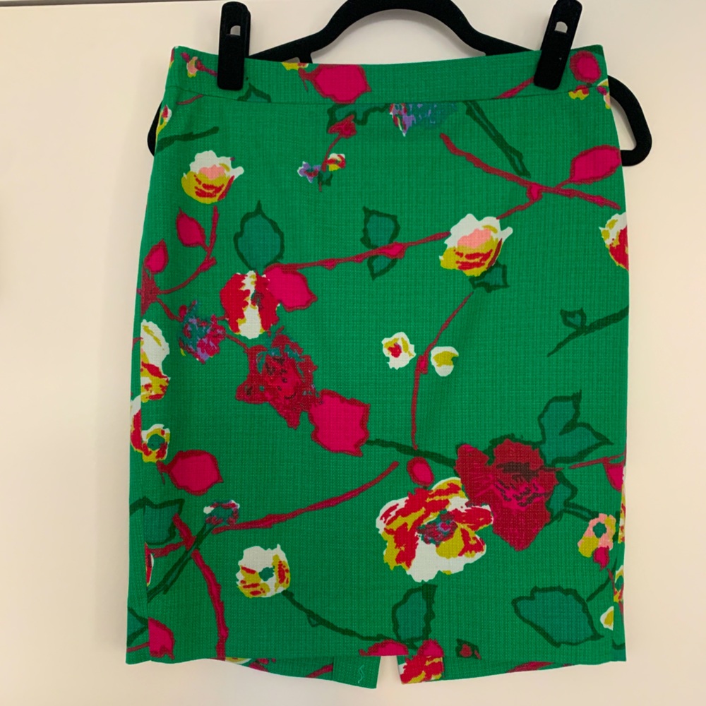 JCrew Abstract Floral Skirt